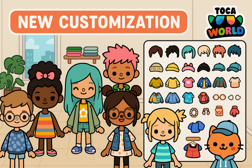 Toca Boca World Updates: What’s New in the Latest MOD APK Version? 3 Character Customization in Toca Boca World MOD APK v1.113.1