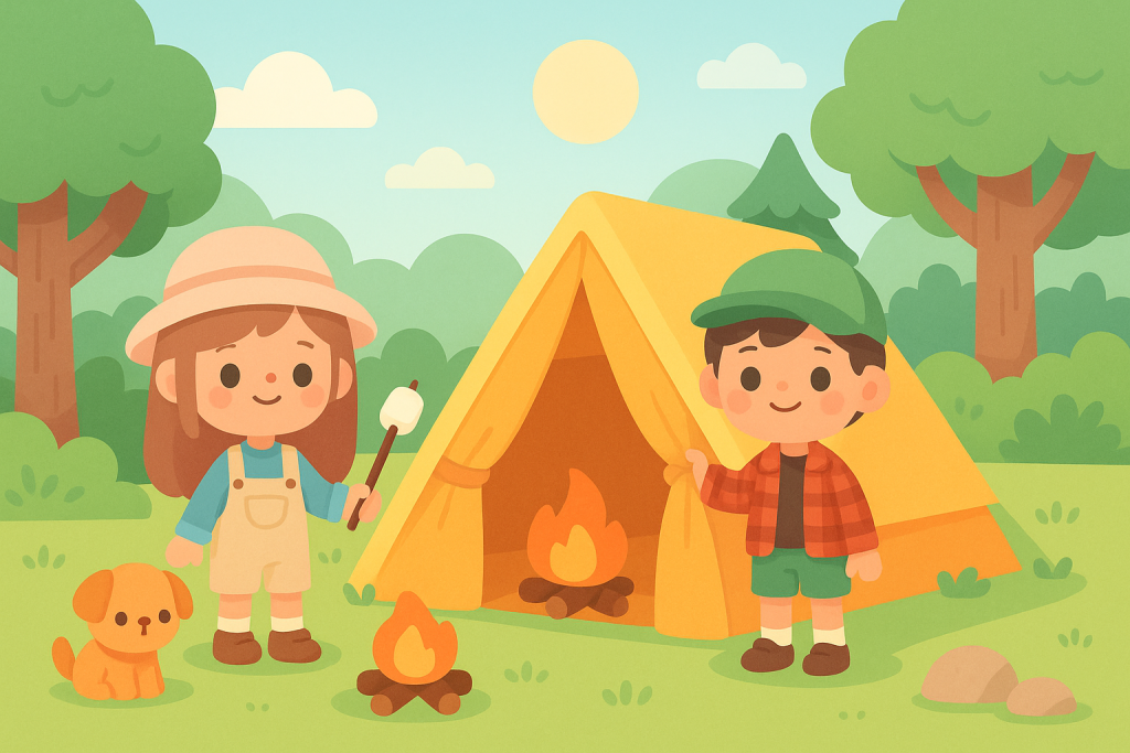 Top 20 Creative Role-Play Ideas in Toca Boca World (2025 Edition) 6 toca world camping roleplay 2025.webp